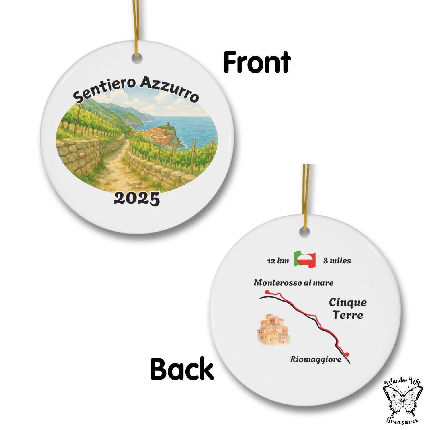Sentiero Azzurro Souvenir Medaillon