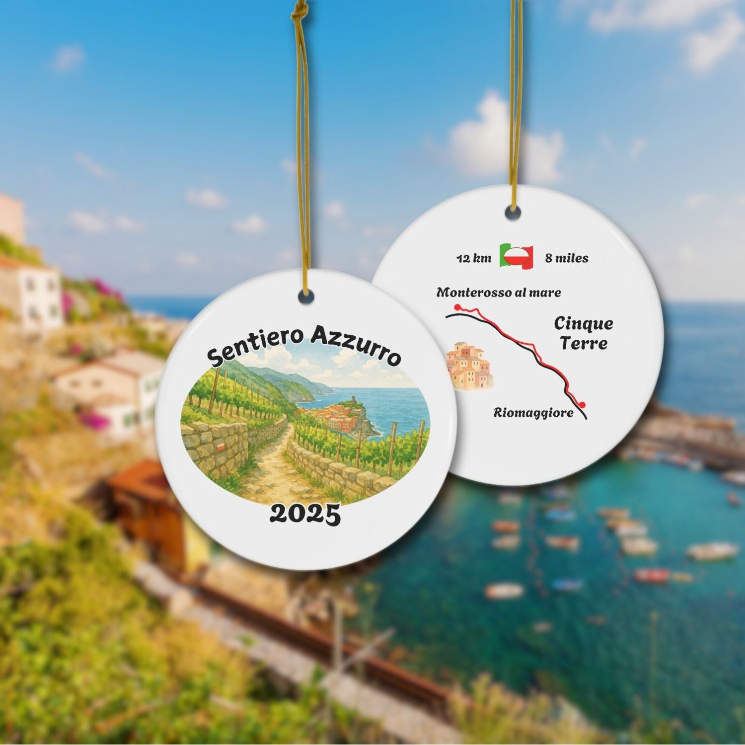 Sentiero Azzurro Souvenir Medaillon